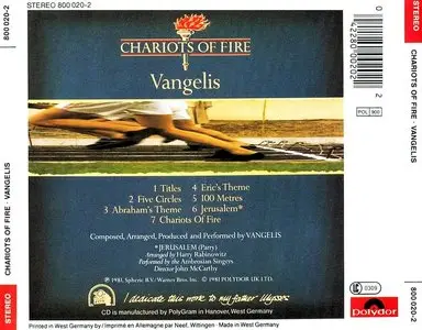 Vangelis – Chariots of Fire (1981) -repost