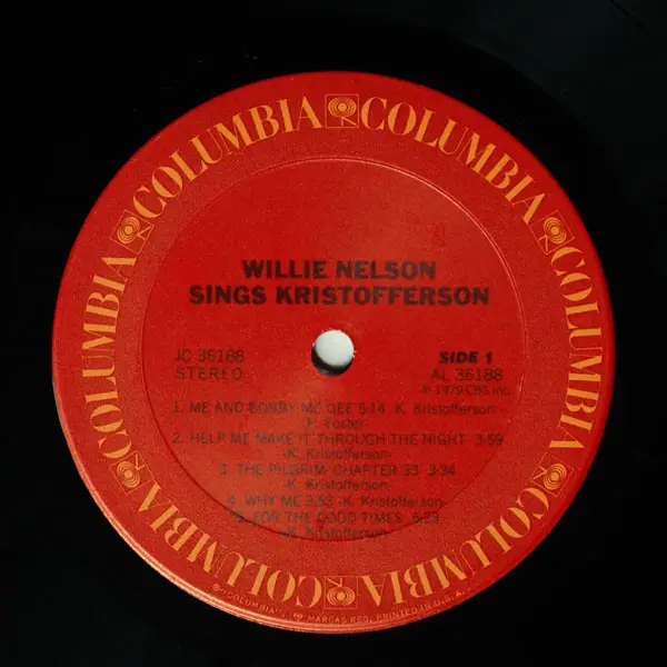 Willie Nelson - Sings Kristofferson (1979) 24-Bit/96-kHz Vinyl Rip