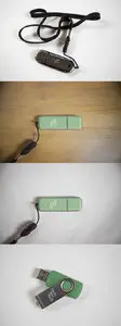 3 PenDrive Mockups