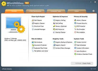 WinUtilities Professional Edition 13.19 Multilingual