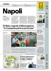 la Repubblica Napoli - 17 Settembre 2018