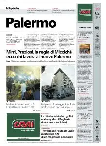 la Repubblica Palermo - 19 Febbraio 2019