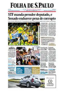Jornal Folha de São Paulo - 27 de junho 2013 - Quinta