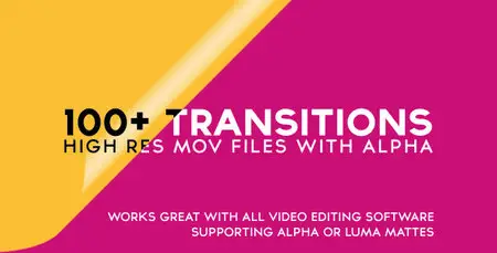 100+ Alpha Transitions Pack - Motion Graphics (Videohive)