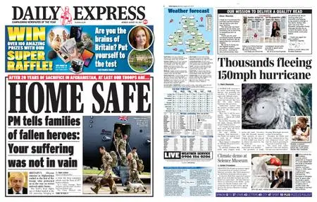 Daily Express – August 30, 2021