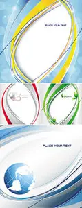 Abstract Lines Backgrounds Vector