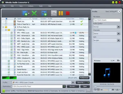 4Media Audio Converter v6.03 build 0609