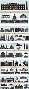 Vector - City monuments