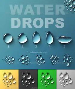 GraphicRiver Water Drops