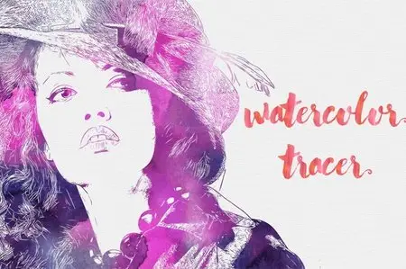 CreativeMarket - Watercolor Tracer Pro