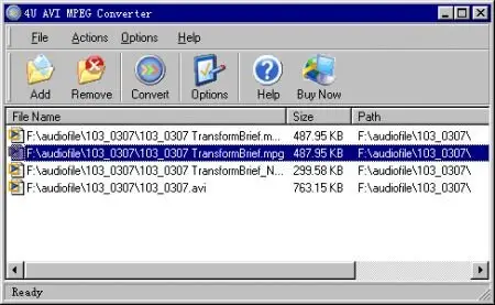 4U AVI MPEG Converter 5.6.9