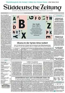 Süddeutsche Zeitung vom Samstag, 07. September 2013