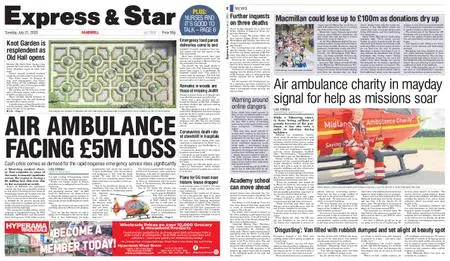 Express and Star Sandwell Edition – July 21, 2020