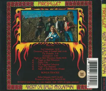Fireballet - Night on Bald Mountain (1975) [2014, Inner Knot, IAK-CD-7555]