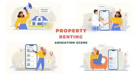 Property Renting Animation Scene 43307262