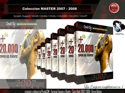 Coleccion Fonts Master 2008