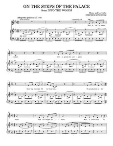 On the Steps of the Palace - Stephen Sondheim (Piano Vocal)