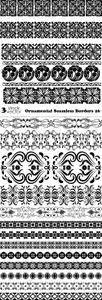 Vectors - Ornamental Seamless Borders 26