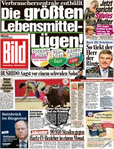 Bild Zeitung vom 11 September 2013