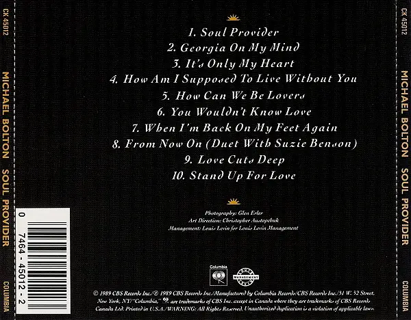 Michael Bolton - Soul Provider (1989)