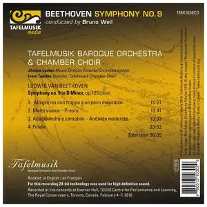 Bruno Weil, Tafelmusik Baroque Orchestra, Tafelmusik Chamber Choir - Ludwig van Beethoven: Symphony No. 9 (2016)