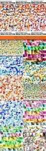 Abstract Mega collection background vector 2