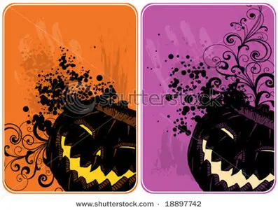 Vector Halloween Card