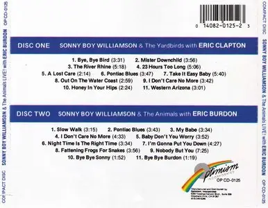 Sonny Boy Williamson: The Yardbirds with Eric Clapton & The Animals with Eric Burdon (1963)