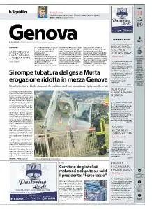 la Repubblica Genova - 4 Febbraio 2019