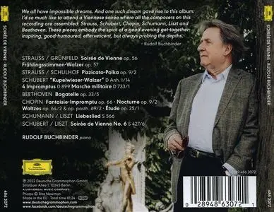 Rudolf Buchbinder - Soirée de Vienne: Strauss, Schubert, Schumann, Beethoven, Chopin (2022)