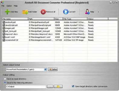 AostSoft All Document Converter Professional 3.8.2 