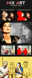 GraphicRiver - Mix Art Photoshop Action