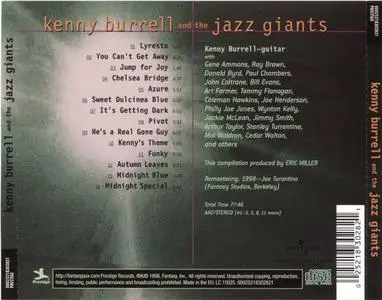 Kenny Burrell - And The Jazz Giants (1998) {Prestige}