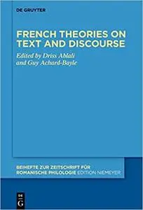 French theories on text and discourse