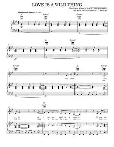 Love Is A Wild Thing - Ian Fitchuk, Kacey Musgraves (Piano-Vocal-Guitar)