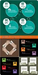 Infographics and diagram design elements vector set 166