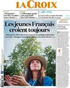 La Croix du Lundi 25 Juillet 2016