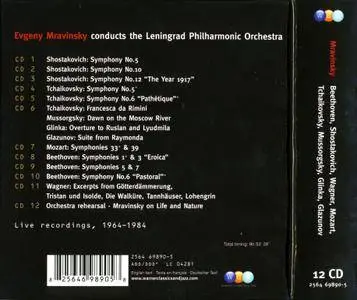 Yevgeny Mravinsky conducts the Leningrad Philharmonic Orchestra (2007) 12 CD Box Set