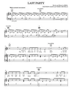 Last party - Mika (Piano-Vocal-Guitar)