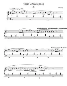 Gnossienne no 3 - Erik Satie (Piano Solo)