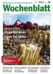 Bayerisches Landwirtschaftliches Wochenblatt Ostbayern - 20 Oktober 2017