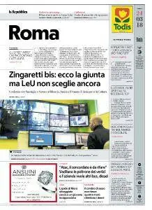 la Repubblica Roma - 24 Marzo 2018
