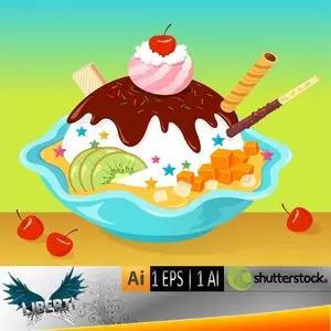Dessert vector