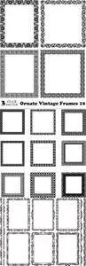 Vectors - Ornate Vintage Frames 10