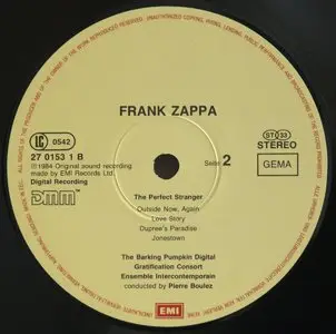 Frank Zappa - Boulez Conducts Zappa: The Perfect Stranger (1984) {EMI 27 0153} (24-96 vinyl rip)