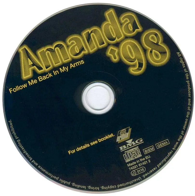 Amanda Lear - Amanda '98 - Follow Me Back In My Arms (1998) / AvaxHome
