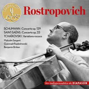 Mstislav Rostropovich - Schumann & Saint-Saens: Concertos - Tchaikovsky: Variations rococo (2013)
