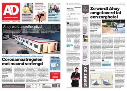 Algemeen Dagblad - Rotterdam Stad – 31 maart 2020