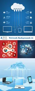 Vectors - Network Backgrounds 10