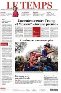 Le Temps - 25 mars 2019